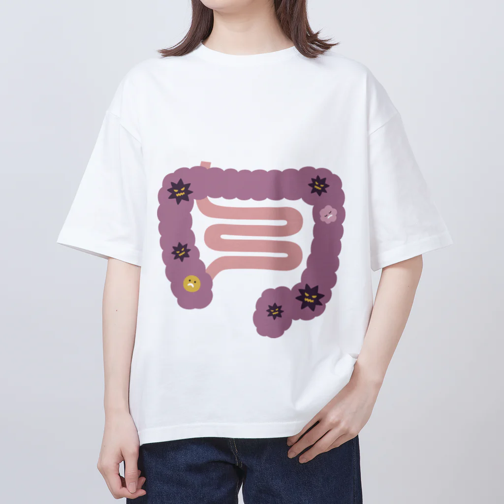 8anna storeの人体のなぞ。悪玉菌増えちゃった大腸。 Oversized T-Shirt