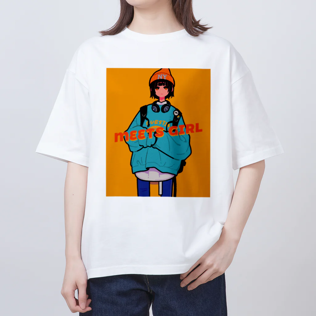 美好よしみのUniversity Oversized T-Shirt