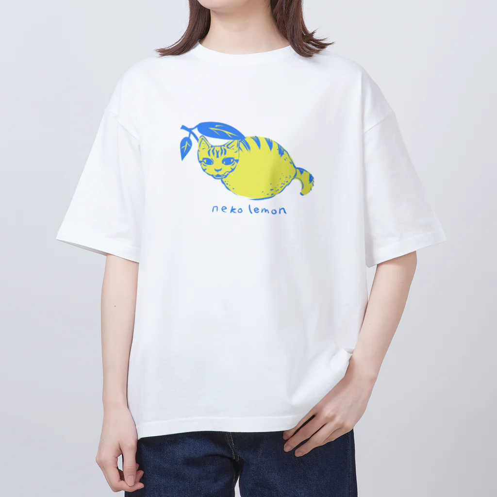 nya-mew（ニャーミュー）のねこレモン オーバーサイズTシャツ