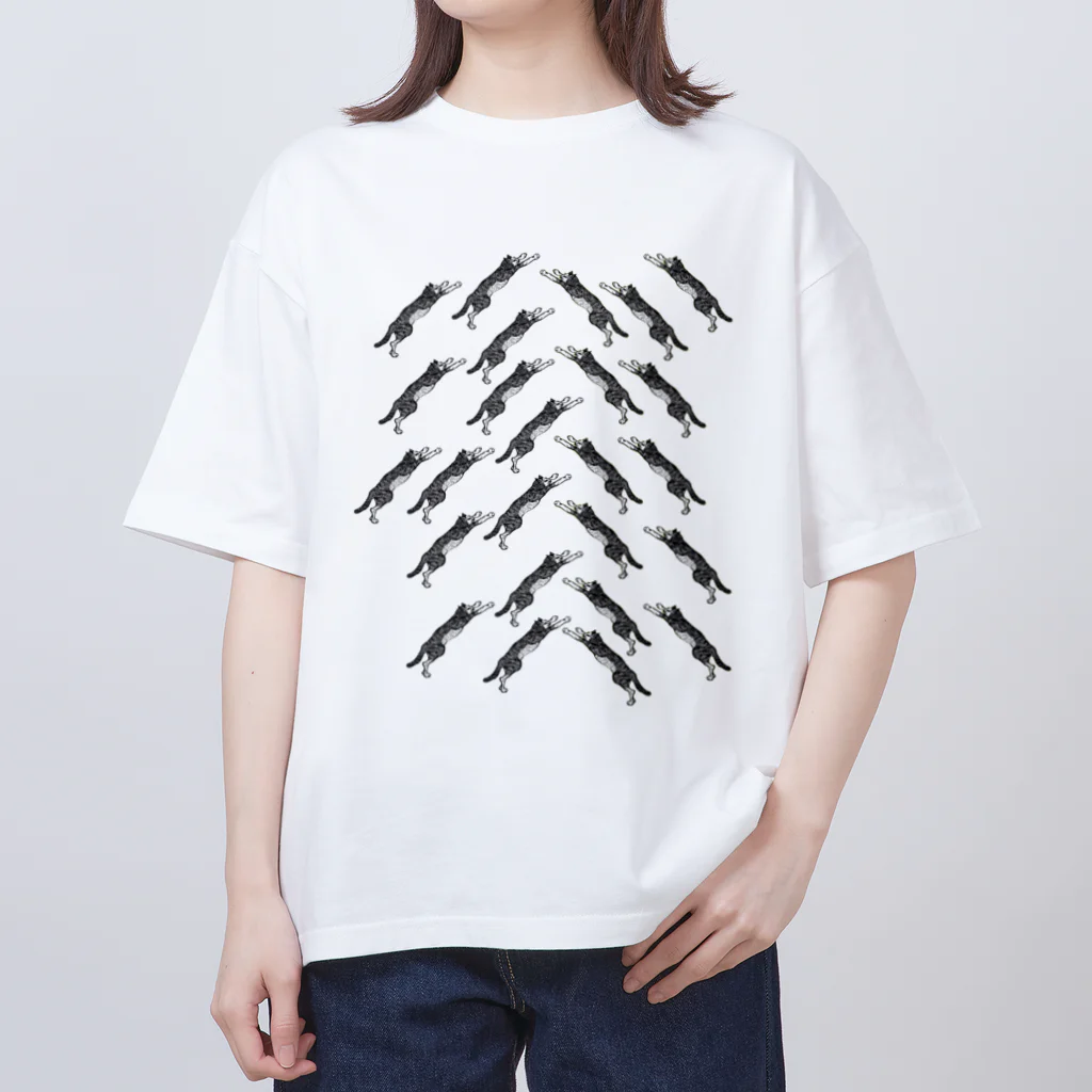 ンコストア(N’ko)の25猫 Oversized T-Shirt