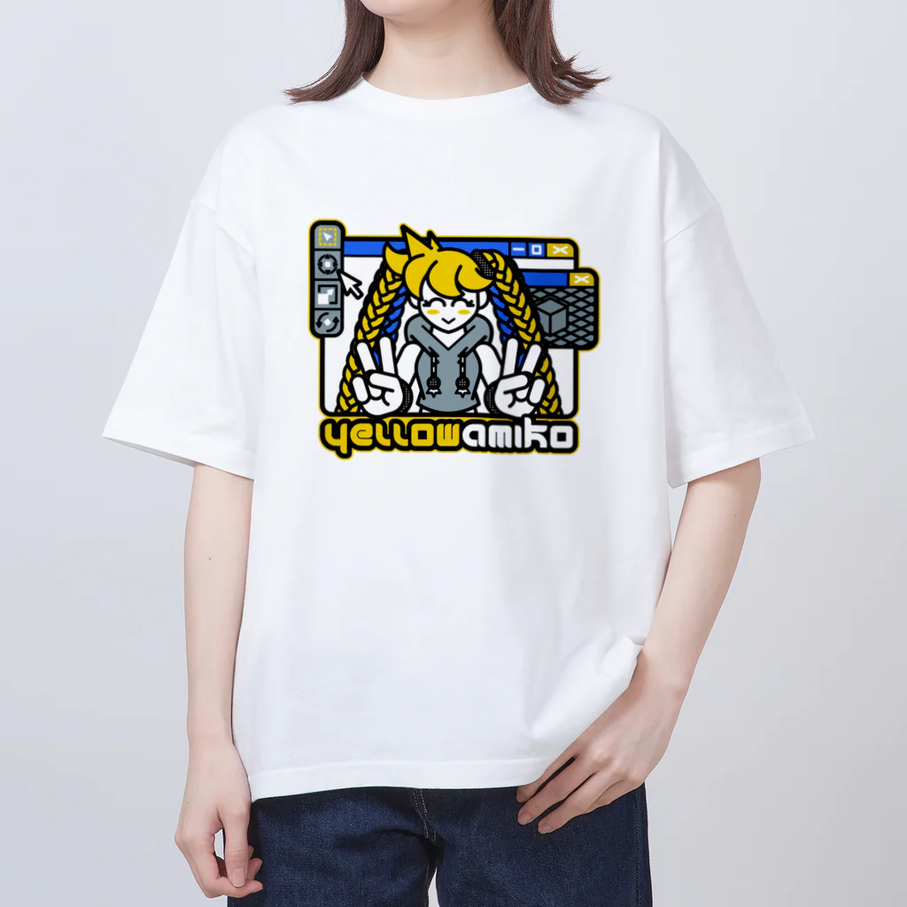 yellowAMIKO / studio gorillaSTARのAMIKO 3DCG【RickyWillデザイン】 オーバーサイズTシャツ