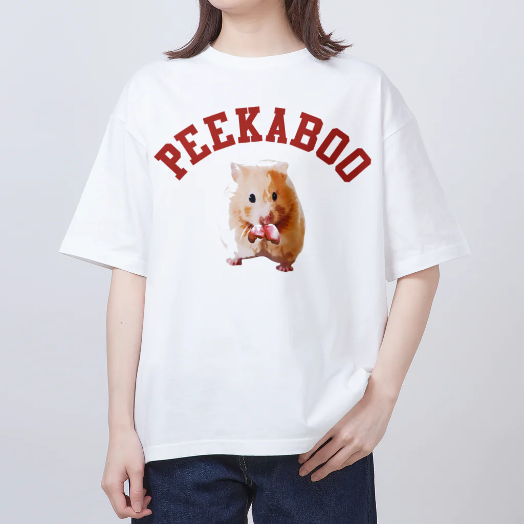 MessagEのPEEKABOO HAMSTER オーバーサイズTシャツ