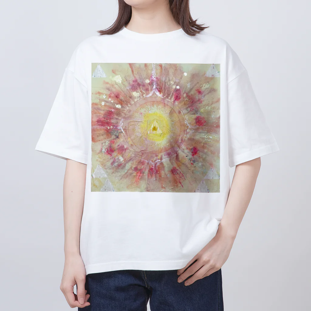 マリーのアトリエのラー　太陽神　作品No43 オーバーサイズTシャツ