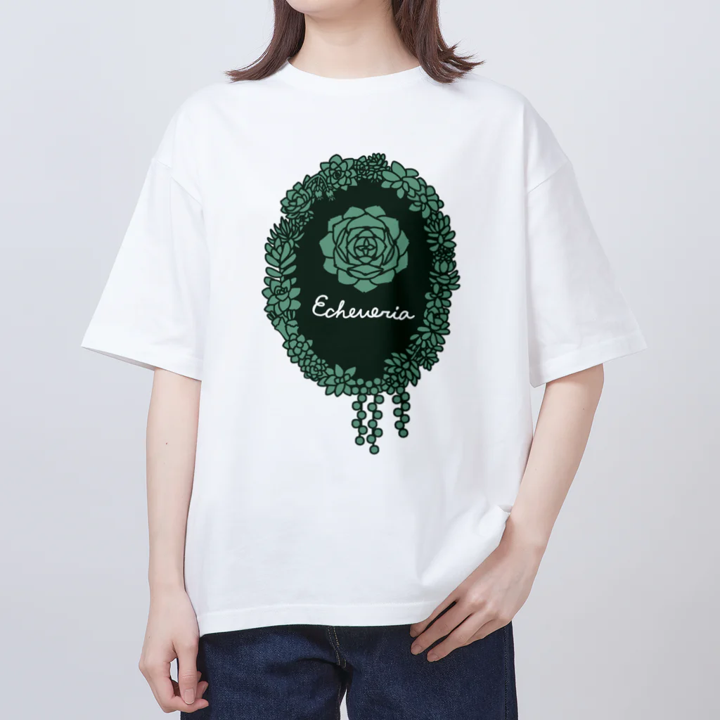 Alba spinaのエケベリア グリーン Oversized T-Shirt