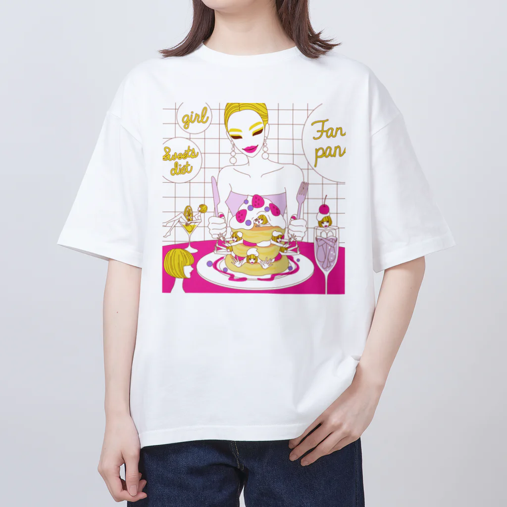 sachiko2004shopのFANCY PANCAKE オーバーサイズTシャツ