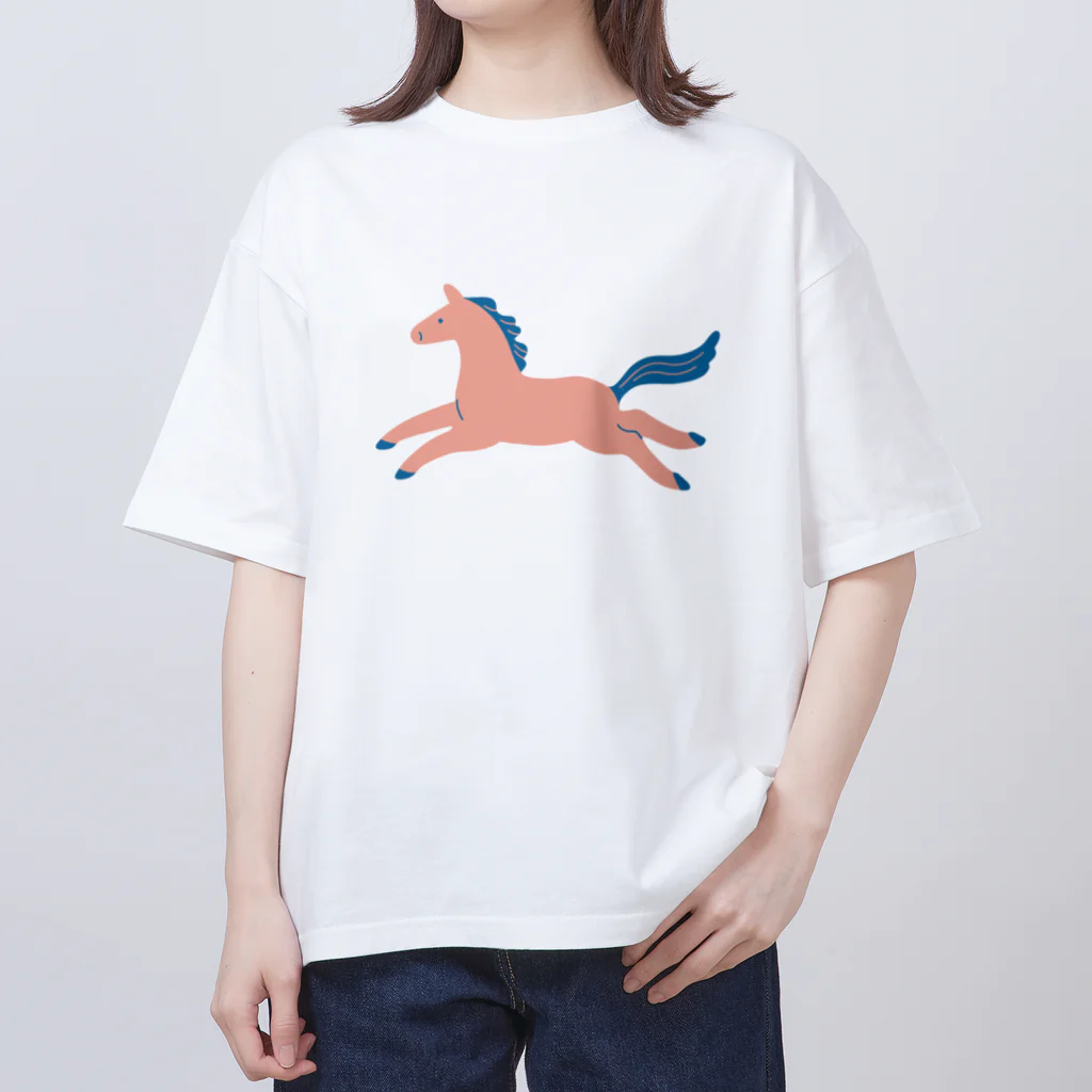 Rera(レラ)のももいろの馬 オーバーサイズTシャツ