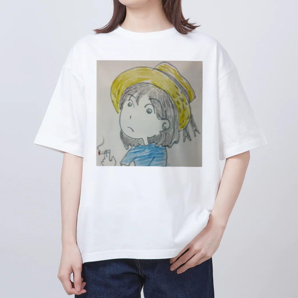 マキロン9shopのサマーガール。 オーバーサイズTシャツ