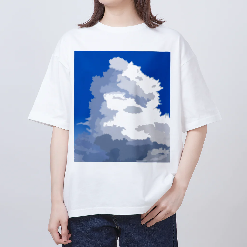 satoharuのもくもく積乱雲 オーバーサイズTシャツ