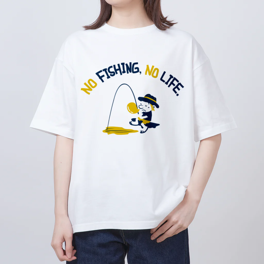 ワカボンドの鼻ちょうちんアングラー オーバーサイズTシャツ