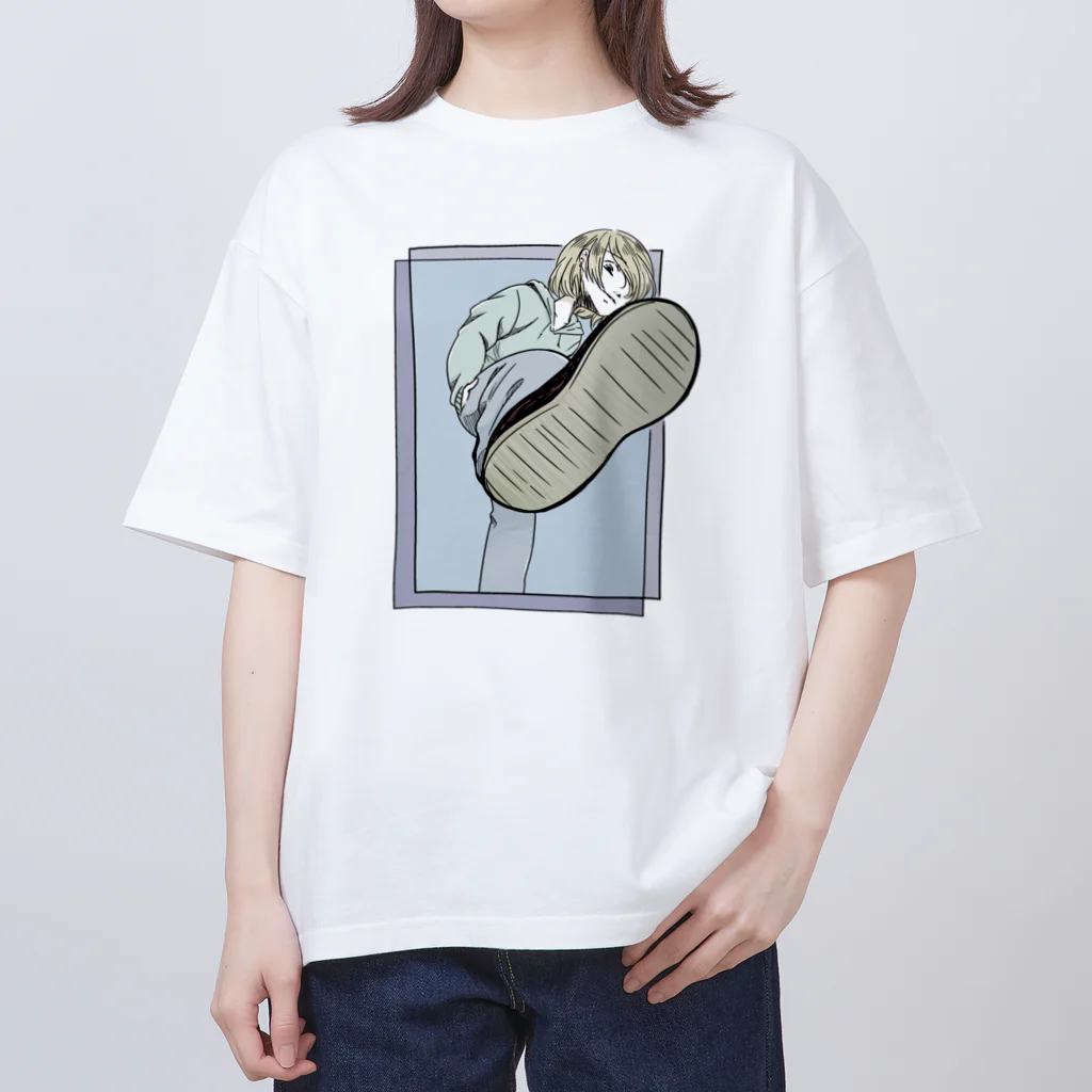 ぽちのやの足蹴 Oversized T-Shirt