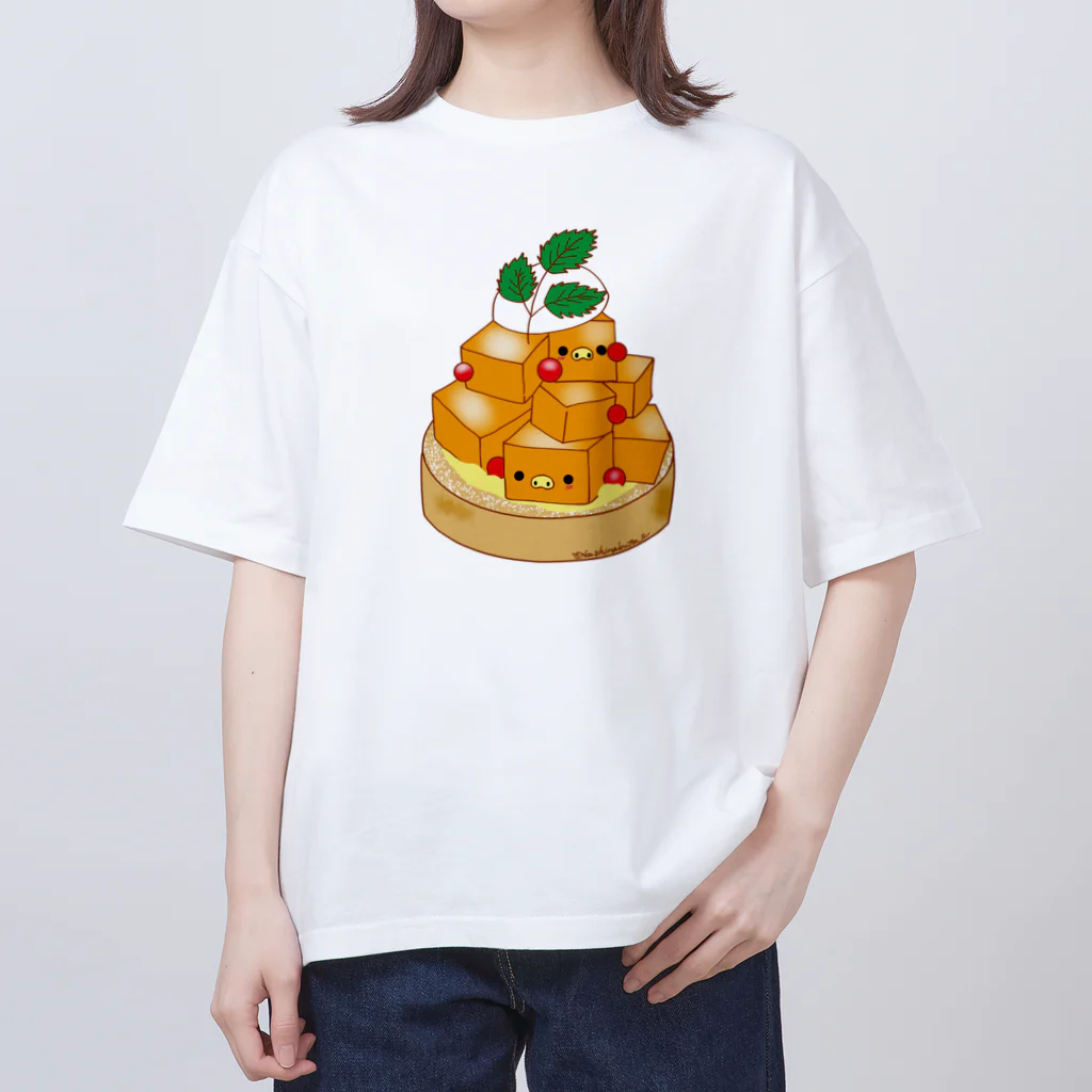 Draw freelyのマンゴータルトレット オーバーサイズTシャツ