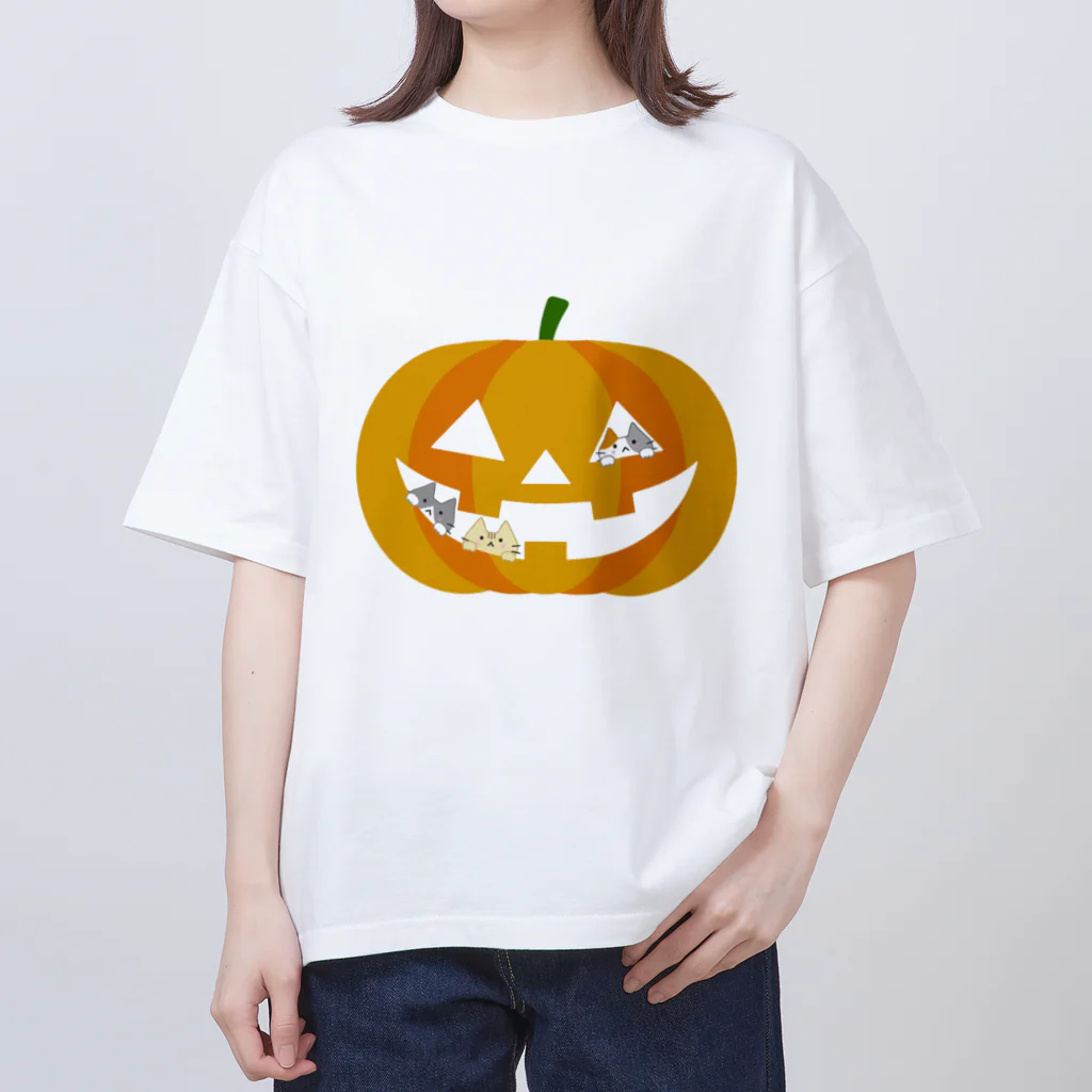 めいぷるのかぼちゃにゃ Oversized T-Shirt