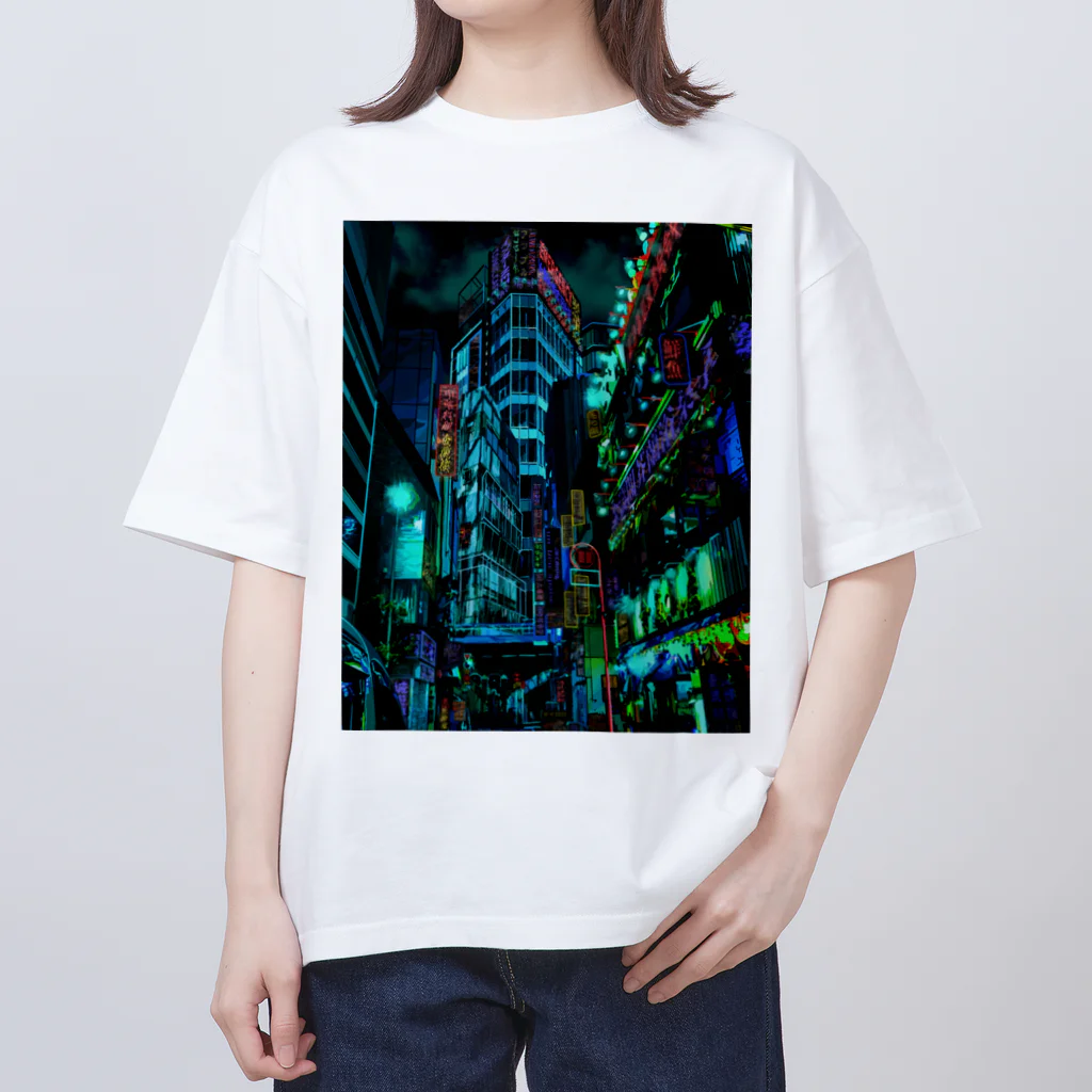 aero_acidのcyberpunk  tokyo Oversized T-Shirt