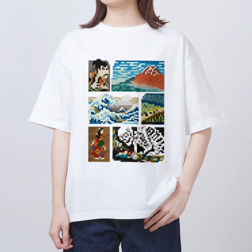 すとろべりーガムFactoryのドット浮世絵 Oversized T-Shirt