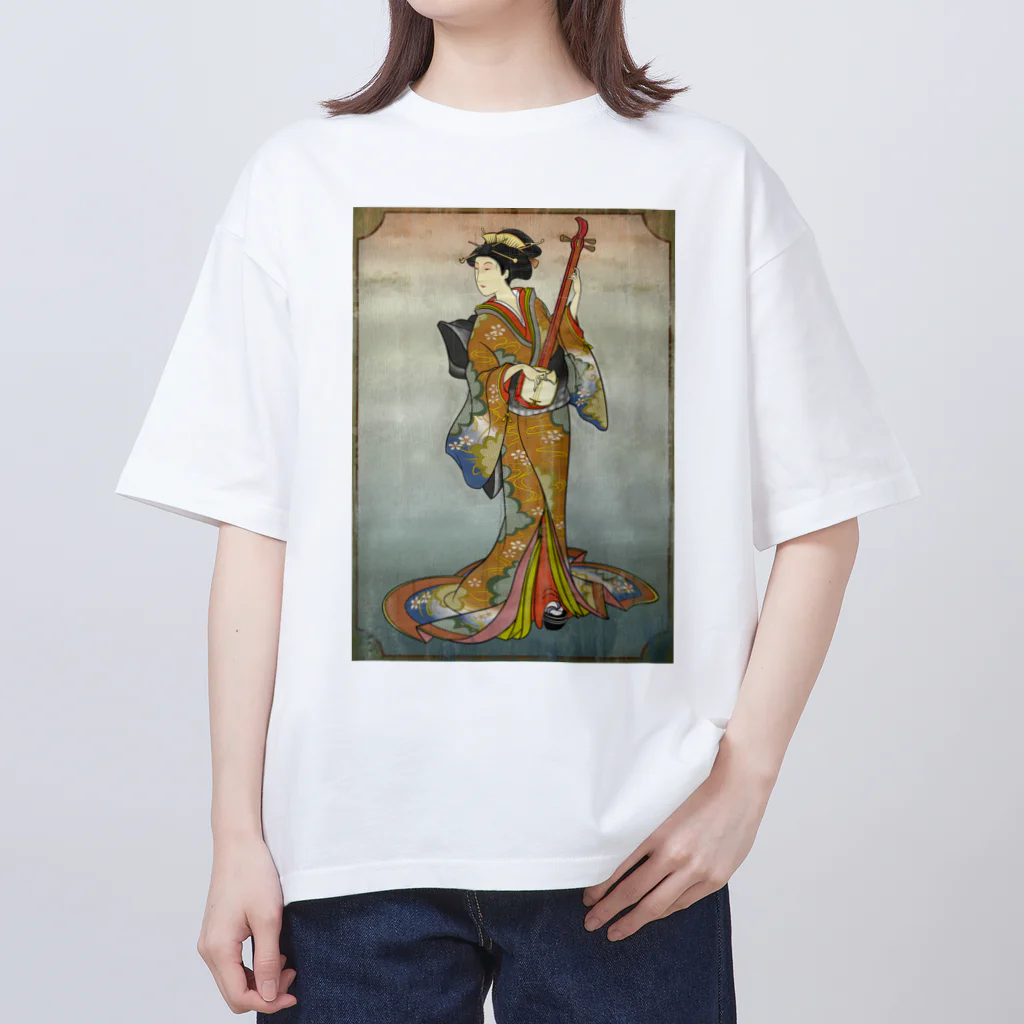 nidan-illustrationの"美人画" 2-#1 オーバーサイズTシャツ