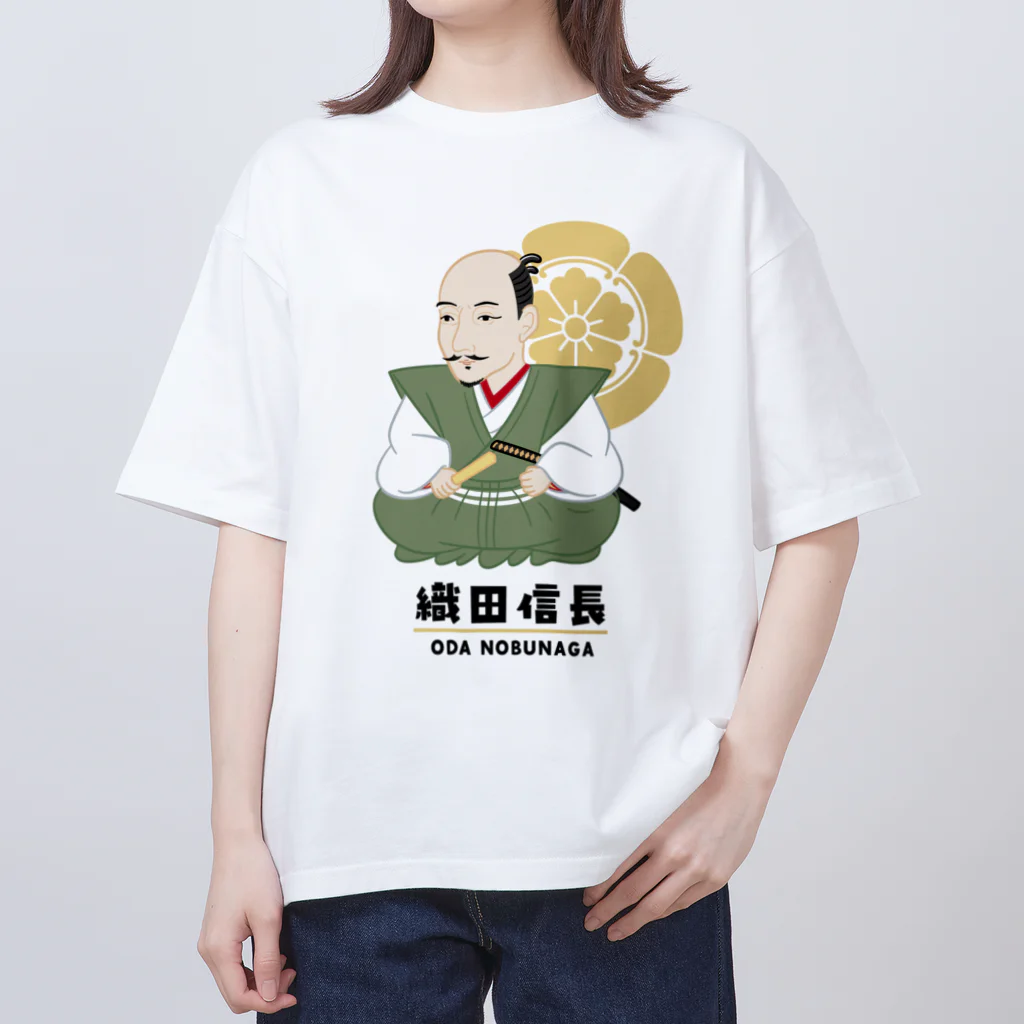 mincruの偉人シリーズ_戦国三英傑 〜織田信長〜 Oversized T-Shirt