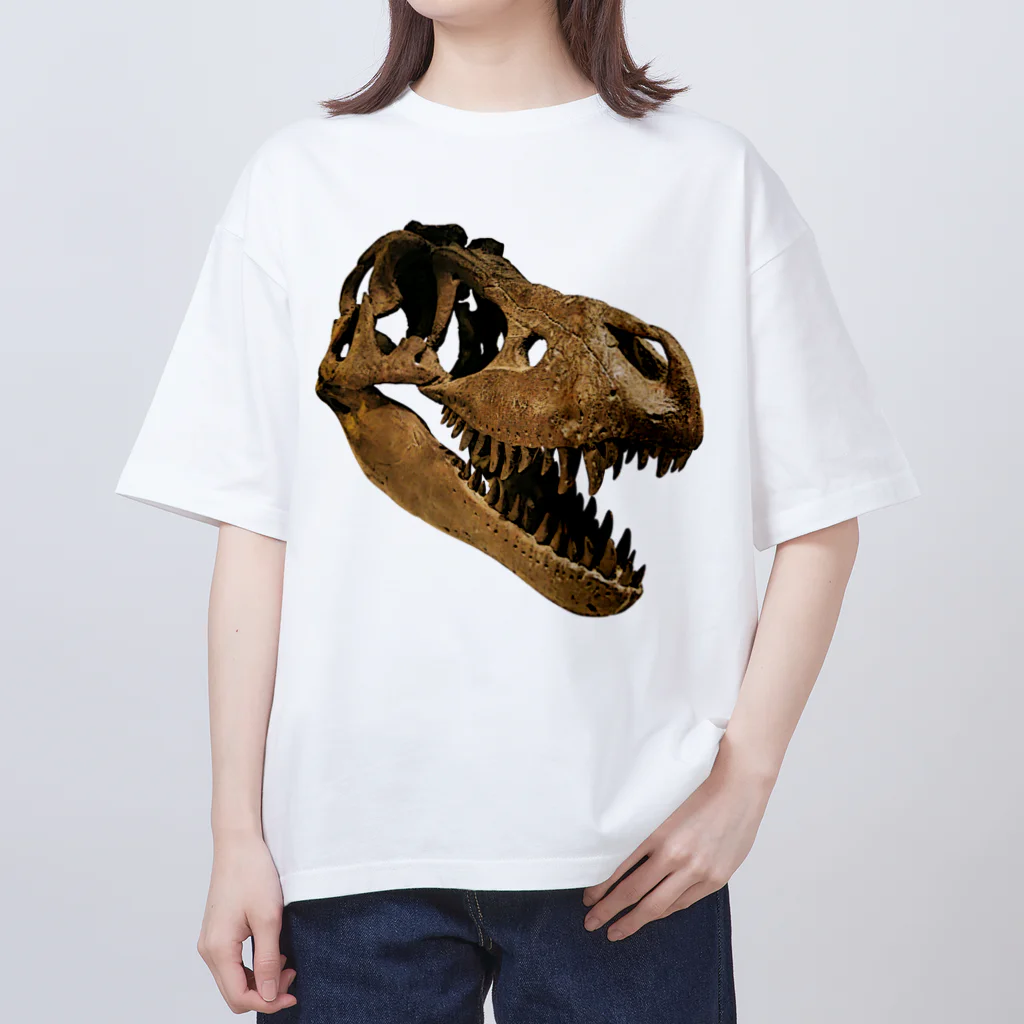 RubbishのT. Rex 頭骨 Oversized T-Shirt
