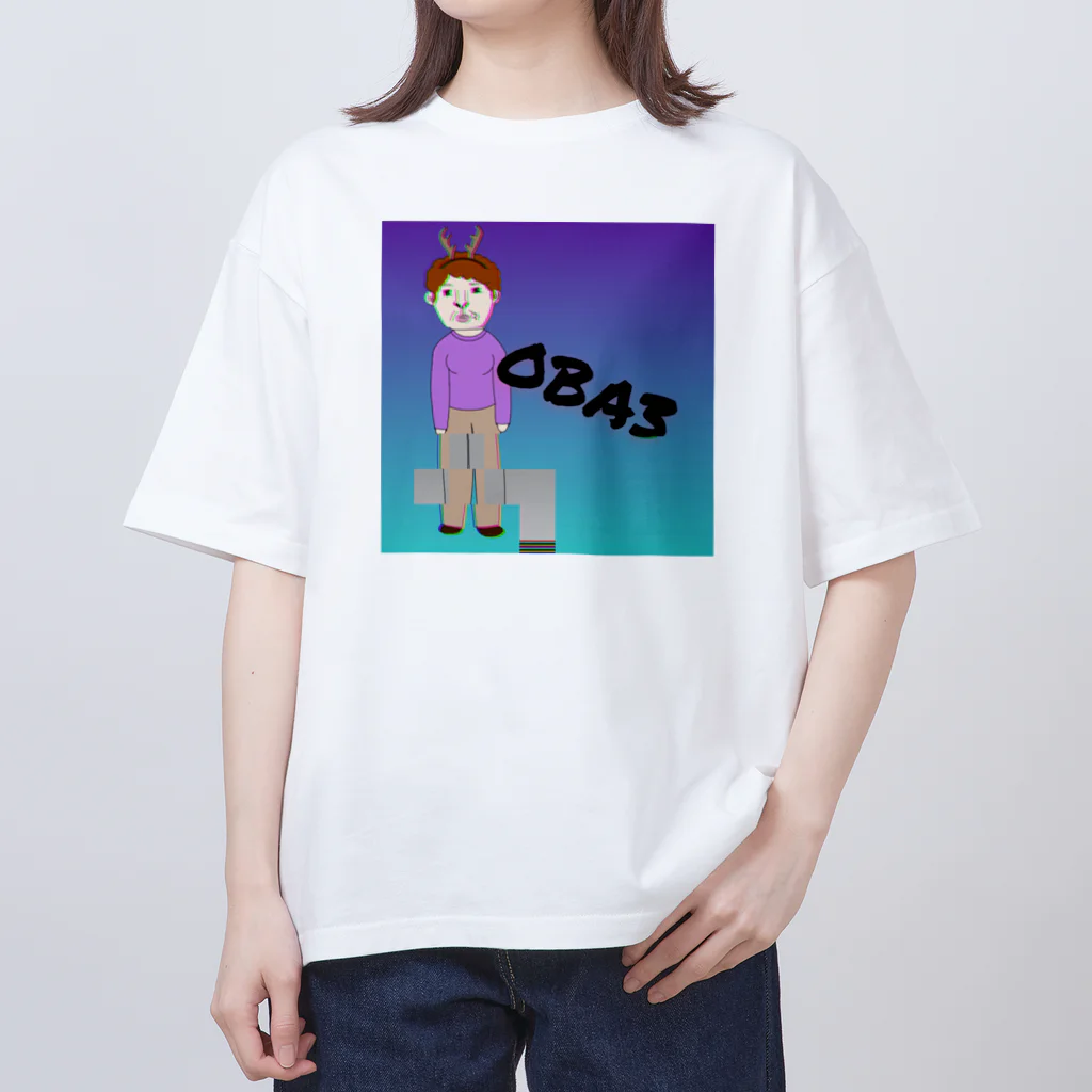 こまとごまの孫のトナカイOBA3(おばさん) Oversized T-Shirt