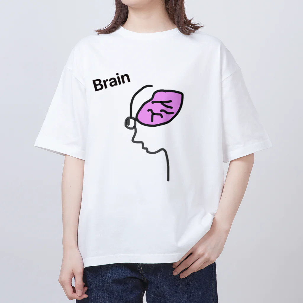 ペコりんショップの脳味噌 オーバーサイズTシャツ