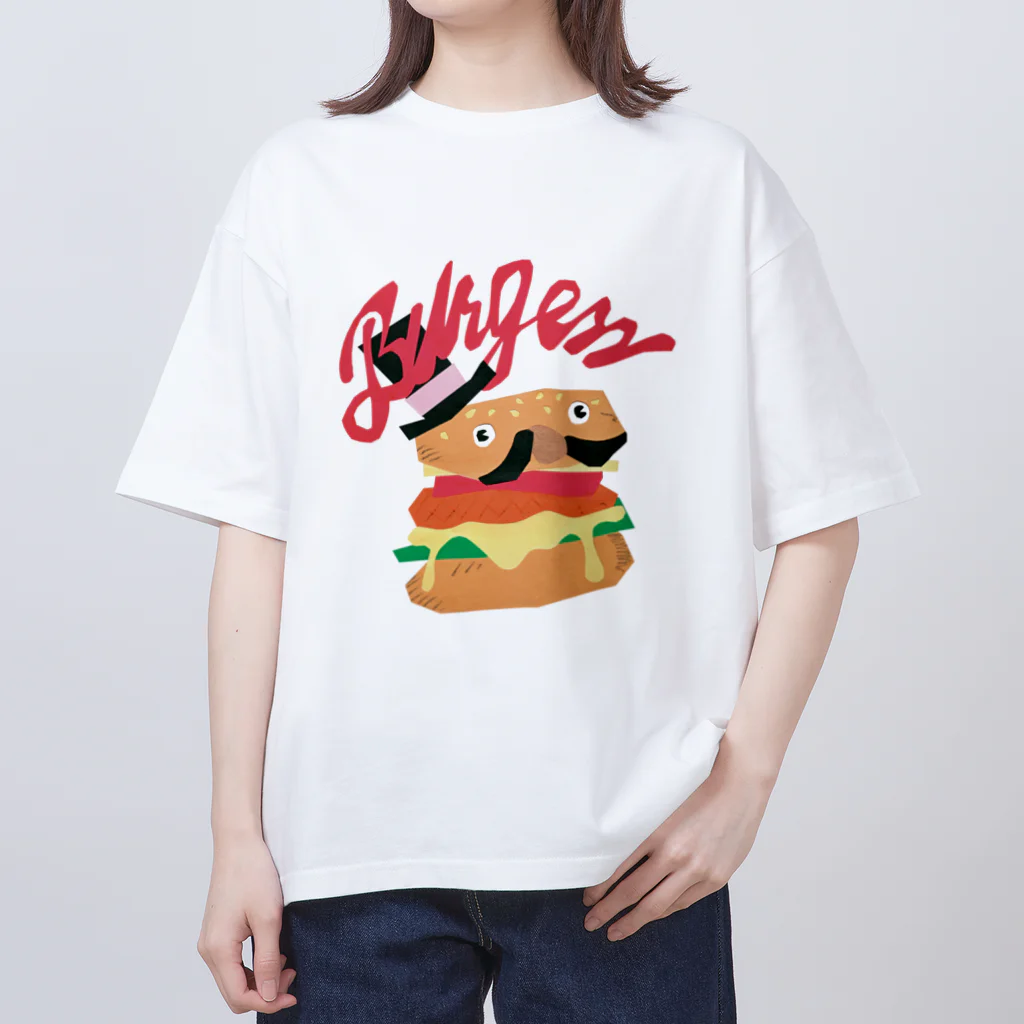 SESTA SHOPのBurgerさん Oversized T-Shirt