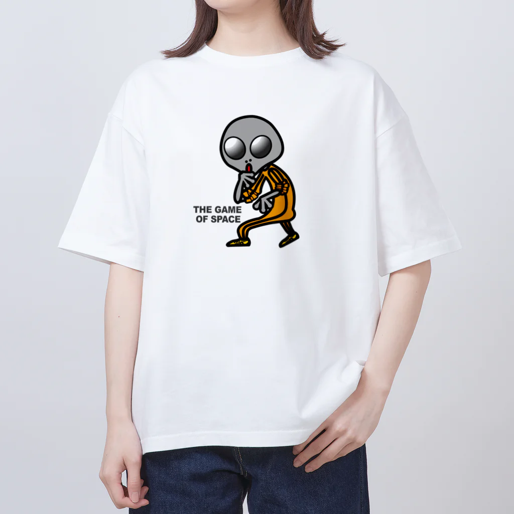 オリジナルデザインTシャツ　SMOKIN'の宇宙遊戯 ポスターバージョン Oversized T-Shirt