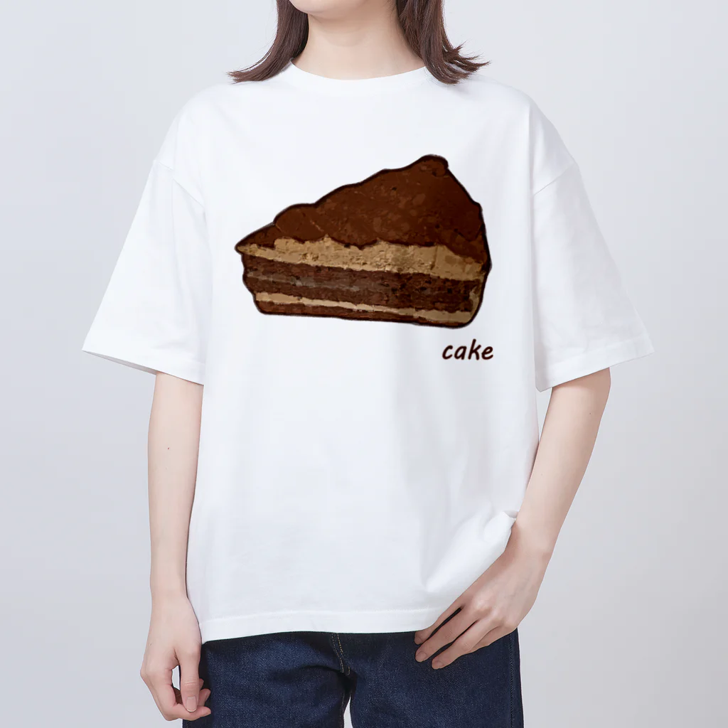 脂身通信Ｚのチョコレートケーキ オーバーサイズTシャツ