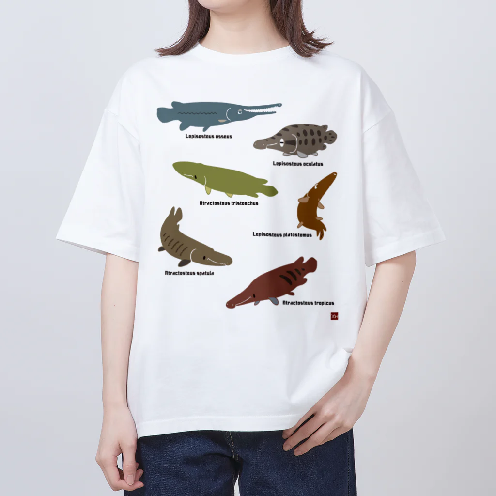 幻想水系branch　byいずもり・ようのSILHOUETTE AQUARIUM 02 Oversized T-Shirt