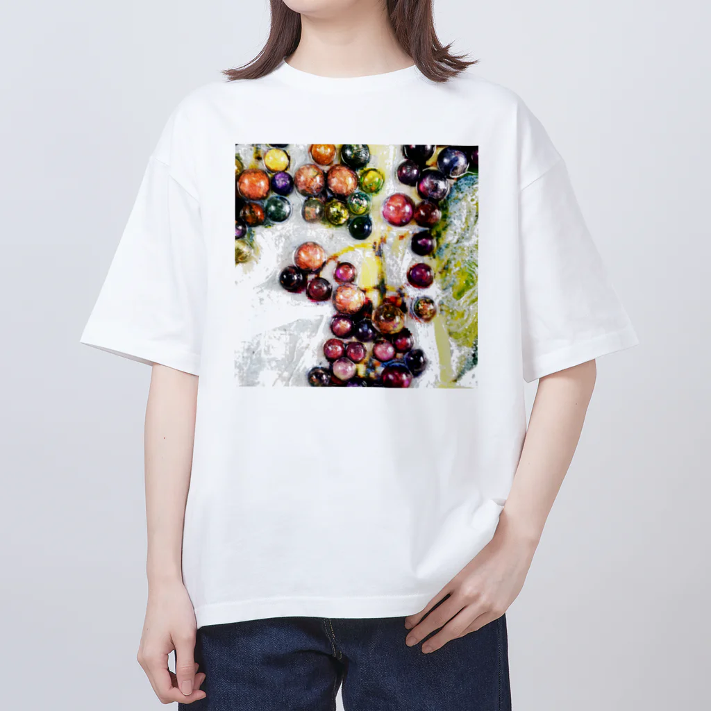 RINA SHOPの葡萄b オーバーサイズTシャツ