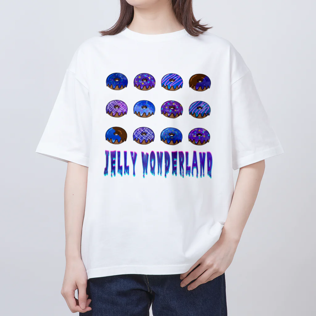 【公式】JELLY WONDERLAND【ショップ】のジェリードーナツ Oversized T-Shirt