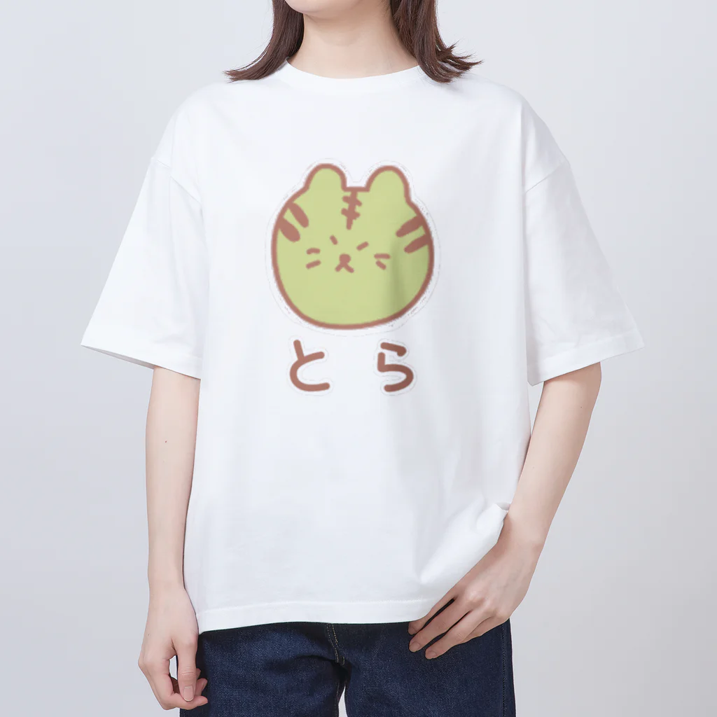 chikoショップのとらさん オーバーサイズTシャツ