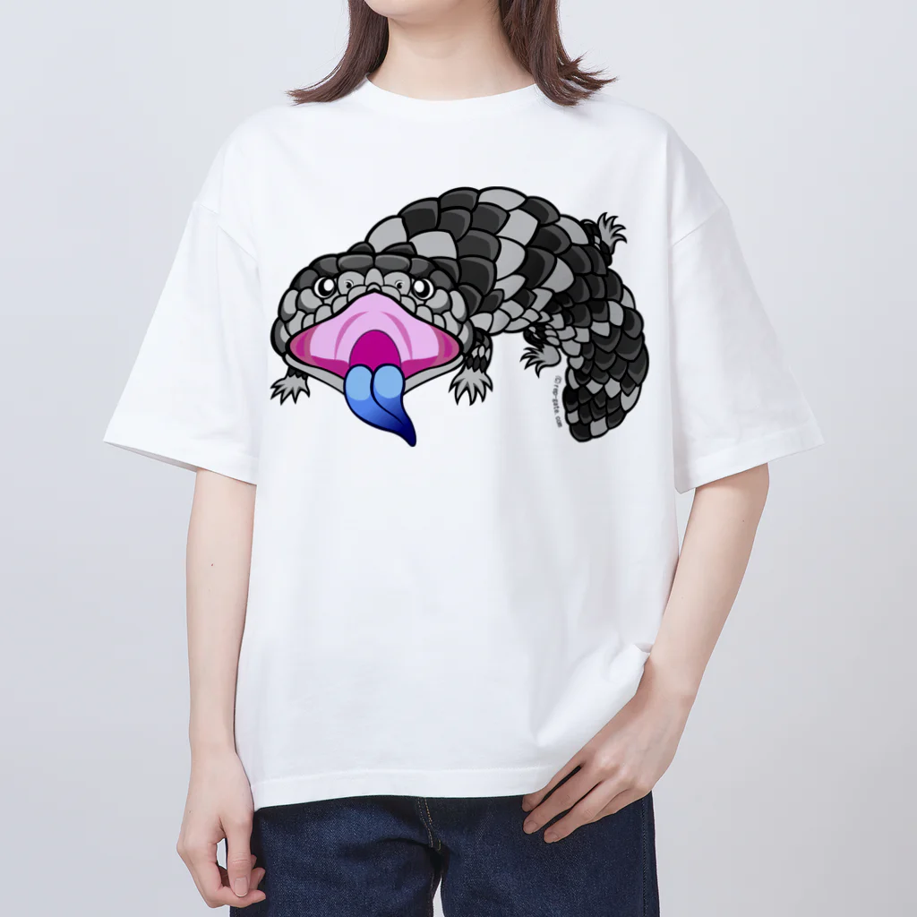 もむのふの爬虫類グッズやさんのマツカサトカゲちゃん Oversized T-Shirt