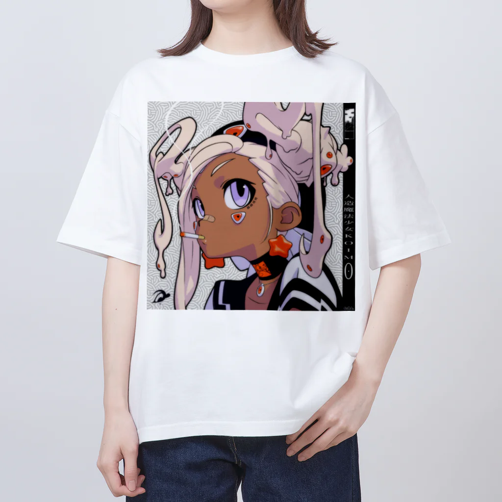 にゃもふぇの「黒ギャル」 オーバーサイズTシャツ