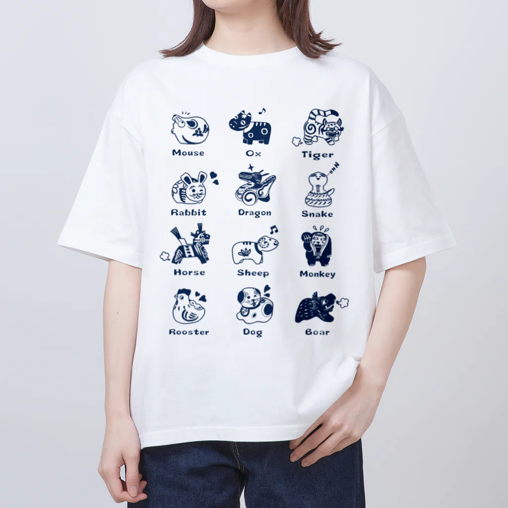 SU-KUのThe Zodiac of Fukushima Oversized T-Shirt