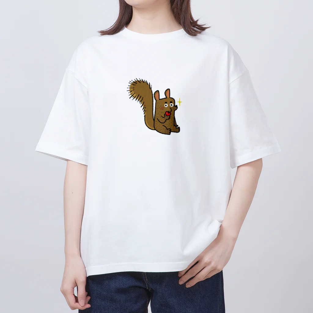 WOOOF!!!のリスッス オーバーサイズTシャツ