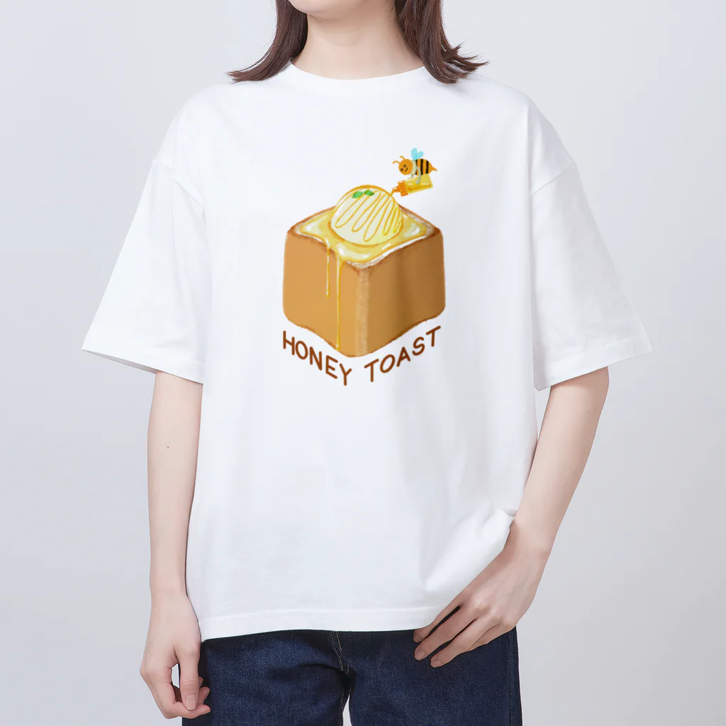 スロータイプ書店 Slowtype BooksのHONEY TOAST ハニートースト 247 オーバーサイズTシャツ