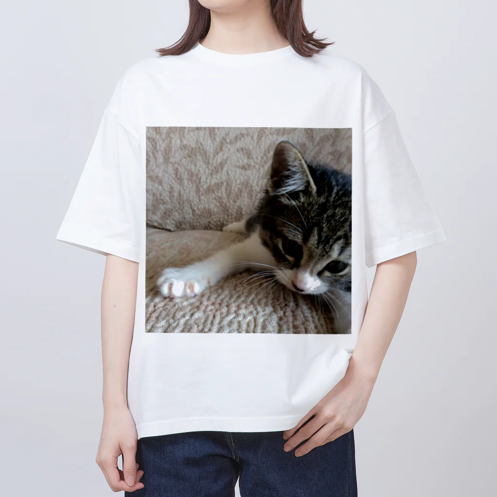 南の島のにゃんこのこねこのパル～南の島のにゃんこ～ オーバーサイズTシャツ