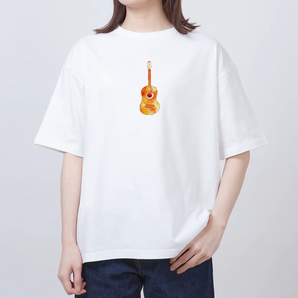 yumiのギター(orange) オーバーサイズTシャツ