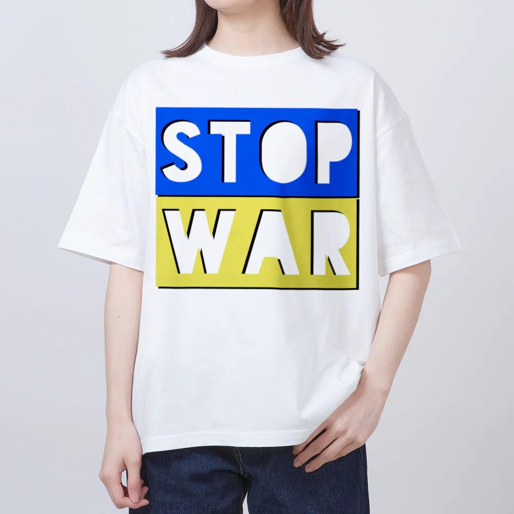 LalaHangeulのSTOP WAR  オーバーサイズTシャツ