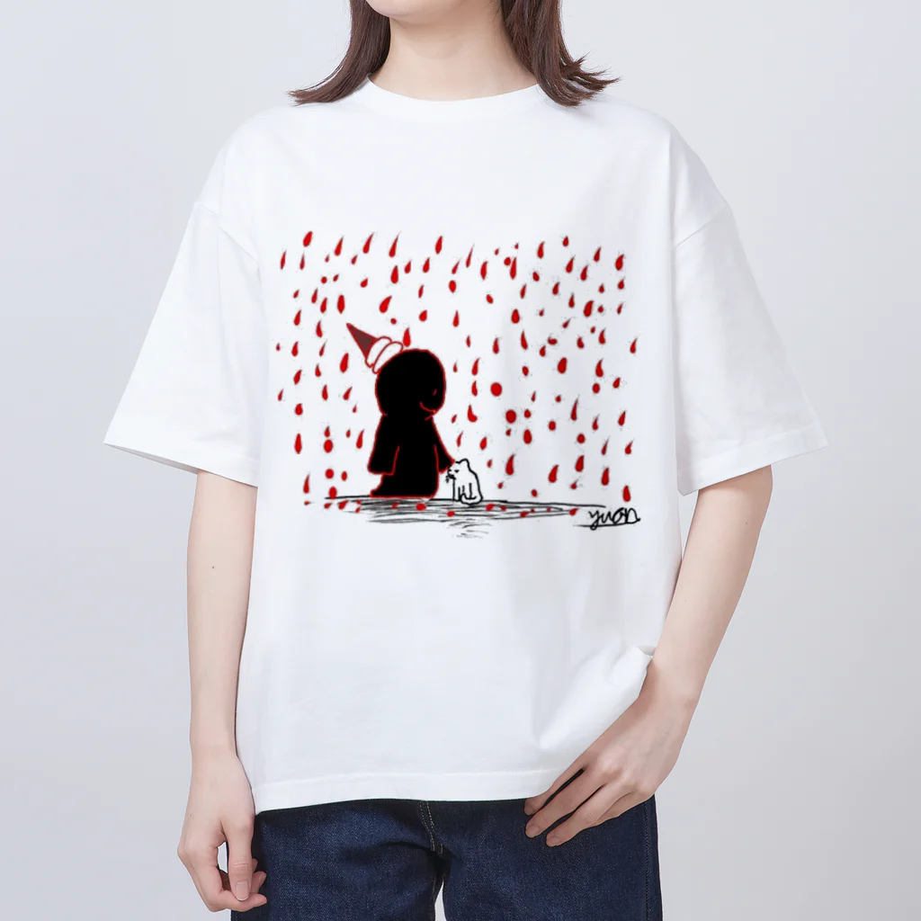 遊庵/yuan/ペン画描きたがりの遊庵公式キャラ Oversized T-Shirt