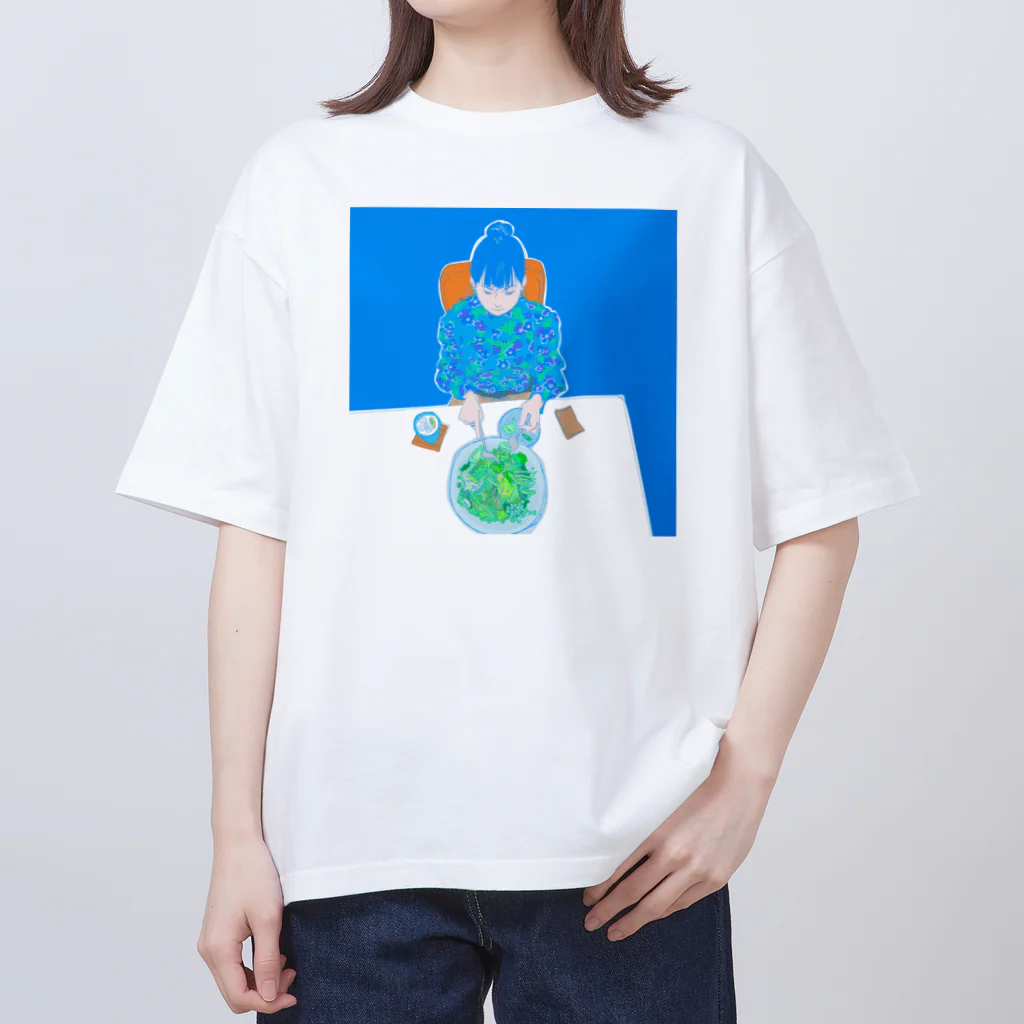 チャーリーリビングストンのお店の野菜食べるのだ Oversized T-Shirt