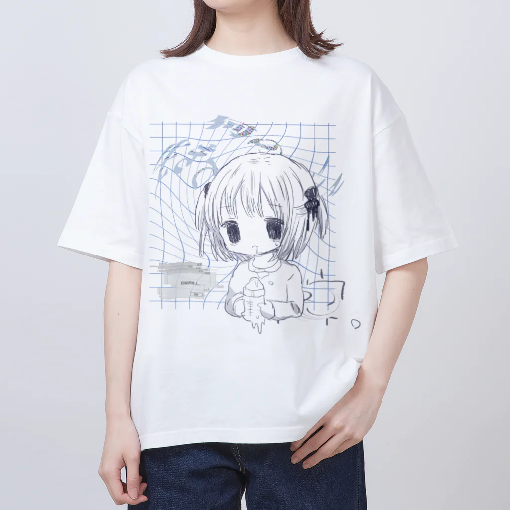 あくむ病院の何のために生きてるの？ オーバーサイズTシャツ