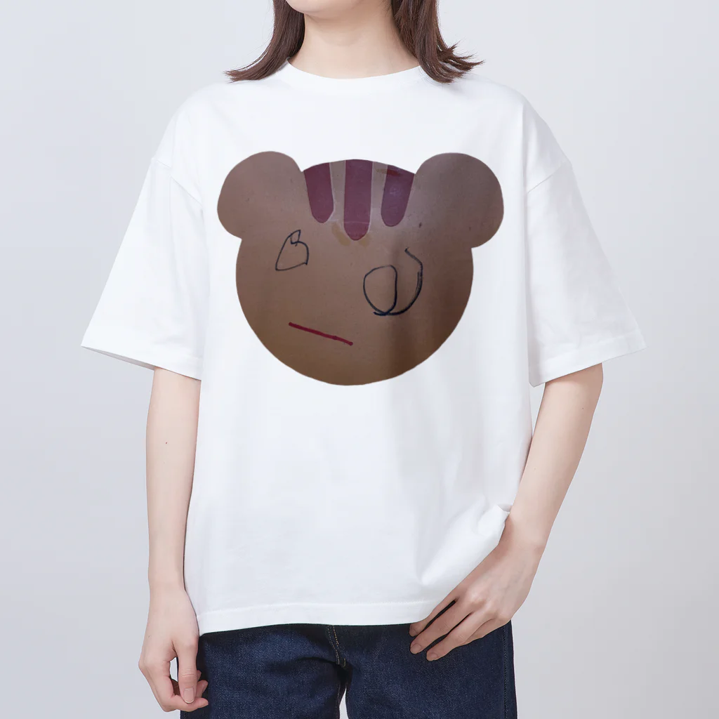 思い出ショップのパンダのリス オーバーサイズTシャツ