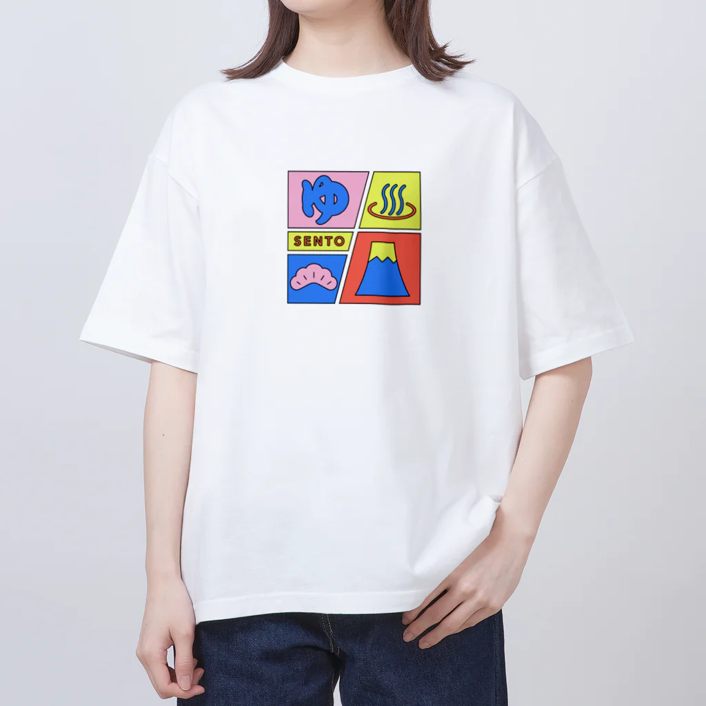 あさ商店の♨️SENTO オーバーサイズTシャツ