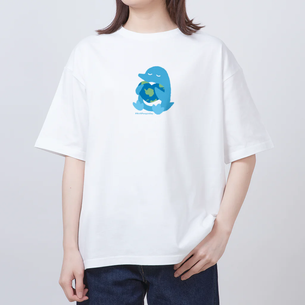 This is Mine（ディスイズマイン）の【寄付つき】#WorldPenguinDay（片面プリント） Oversized T-Shirt