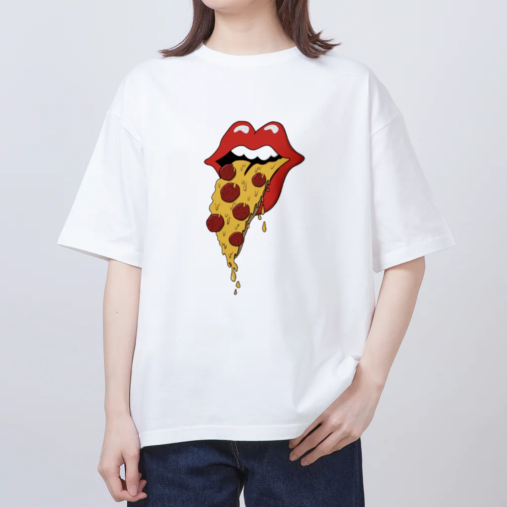 konoha.tのピザを食べる🍕 オーバーサイズTシャツ