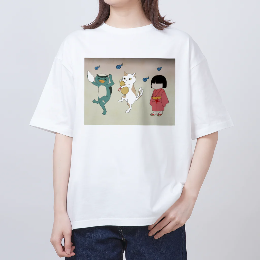 いろはにゃんこ堂の百鬼夜行 Oversized T-Shirt