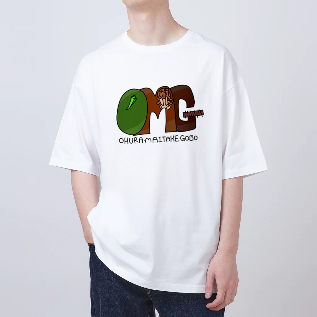 QB🦖のOMG(ベジタブル) オーバーサイズTシャツ