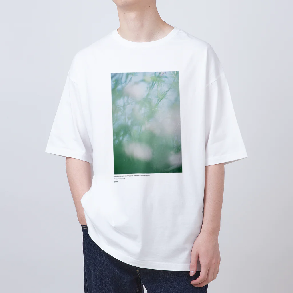 harukianamiの「plant」 オーバーサイズTシャツ