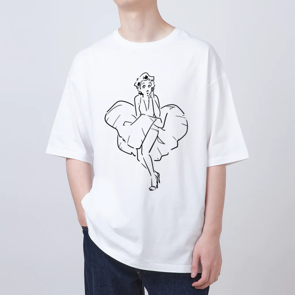 山形屋米店のマリリン・モンロー（Marilyn Monroe) Oversized T-Shirt