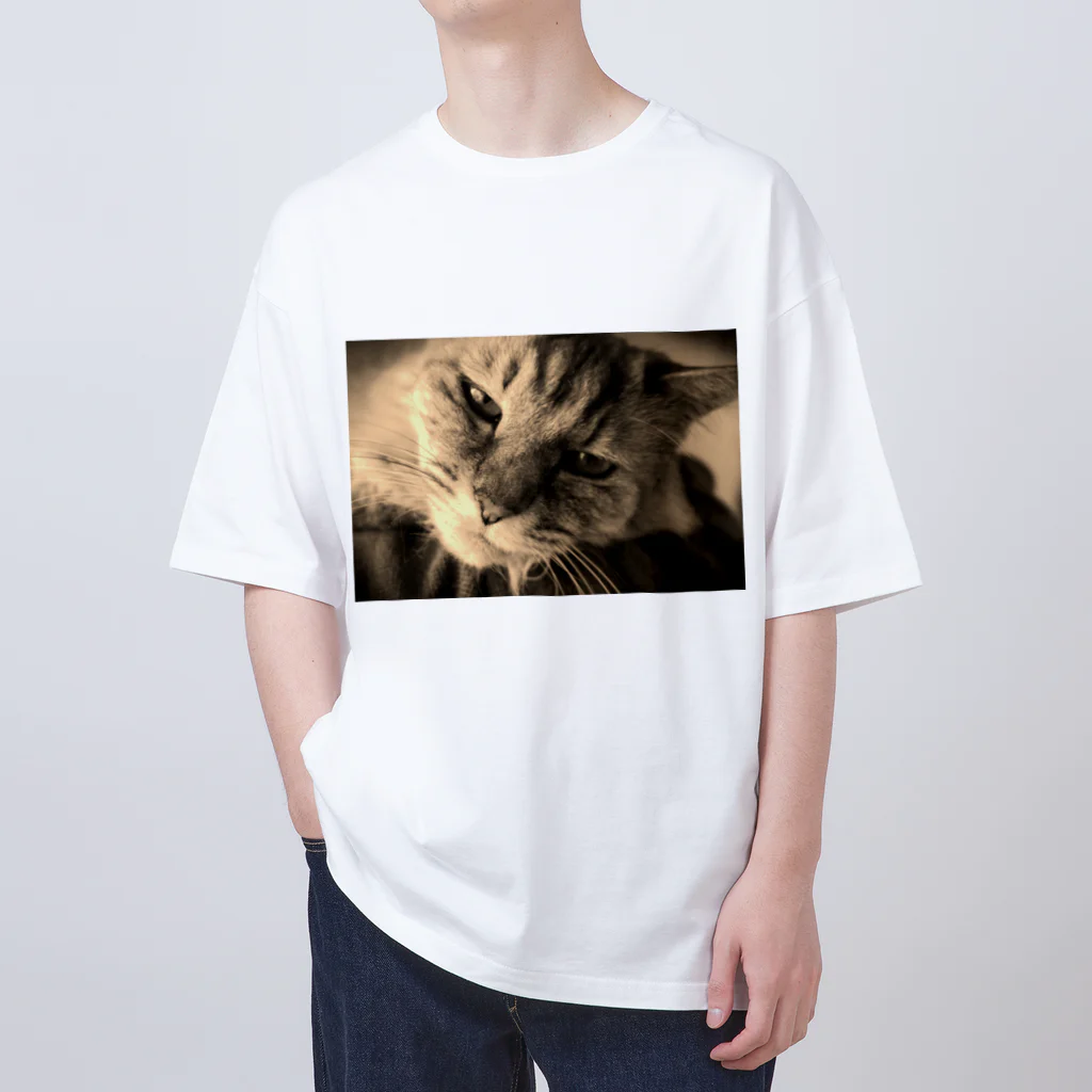 kurodoteのあまえんぼうの猫のチー Oversized T-Shirt